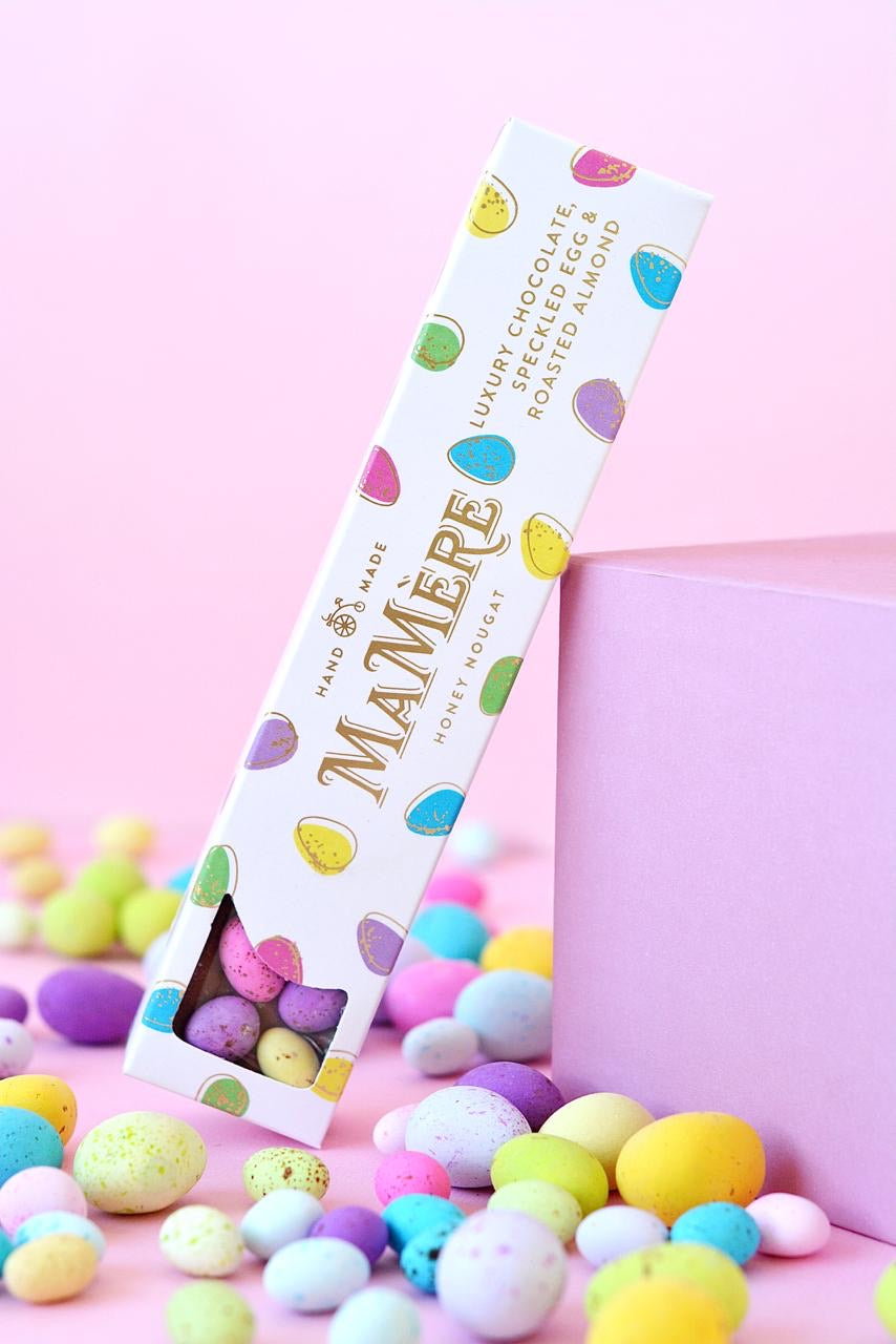 Luxury Chocolate Speckled Egg Nougat bar